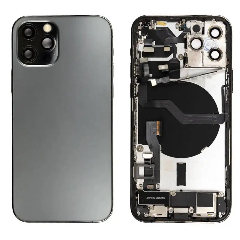 أفضل مبيت خلفي من Ori لهاتف iPhone 12 Pro Max 12 mini مع كابل شحن + ملف شحن لاسلكي NFC + أجزاء مفتاح جانبية لعلبة SIM #1