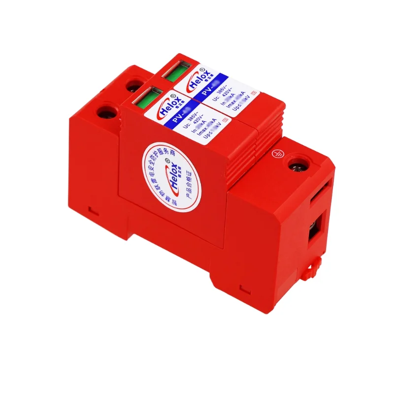 220V new energy lightning arrester 65KA AC power lightning surge protector PV-65 1.8kV