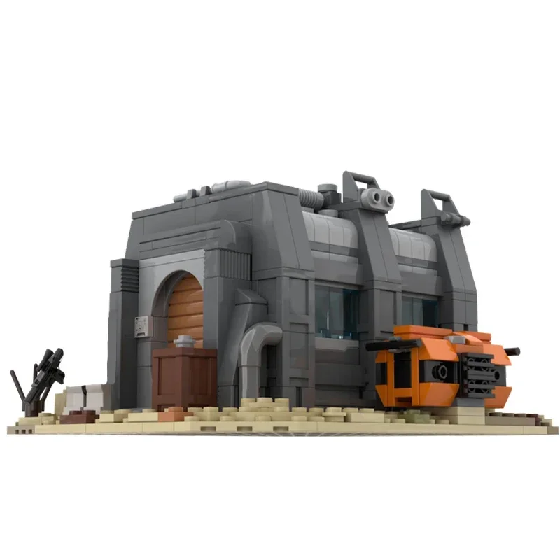 Estrela filme modelo moc tijolos de construção deserto império barracks tecnologia blocos modulares presentes brinquedos natal diy conjuntos montagem