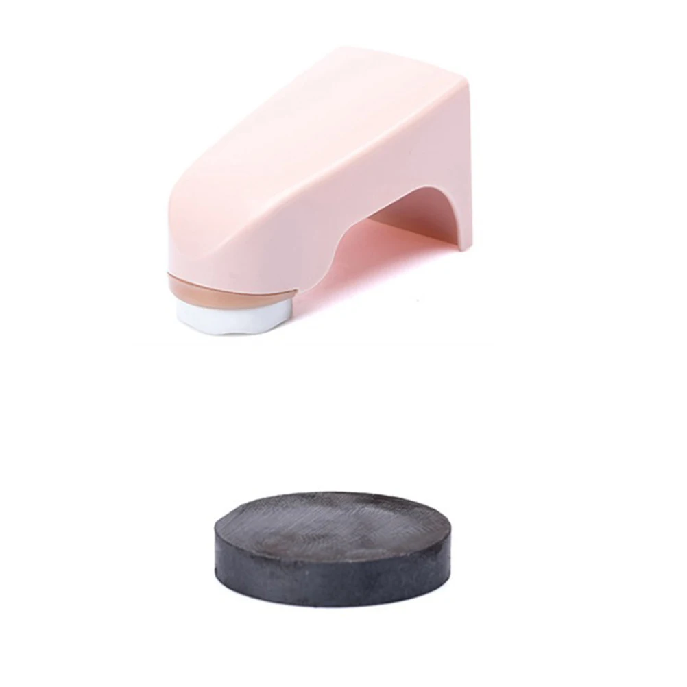 

2Pcs WallMounted SoapHolder Shelf Bathroom Pearlescent Pink Premium Fits Kitchen Garage