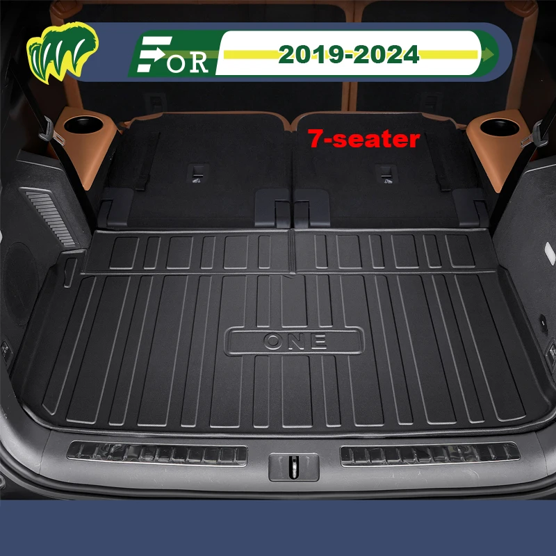 For Li ONE 20 21 22 23 2019-2024 Custom Fit Car Trunk Mat All Season Black Cargo Mat 3D Shaped Laser Measured Trunk Liners