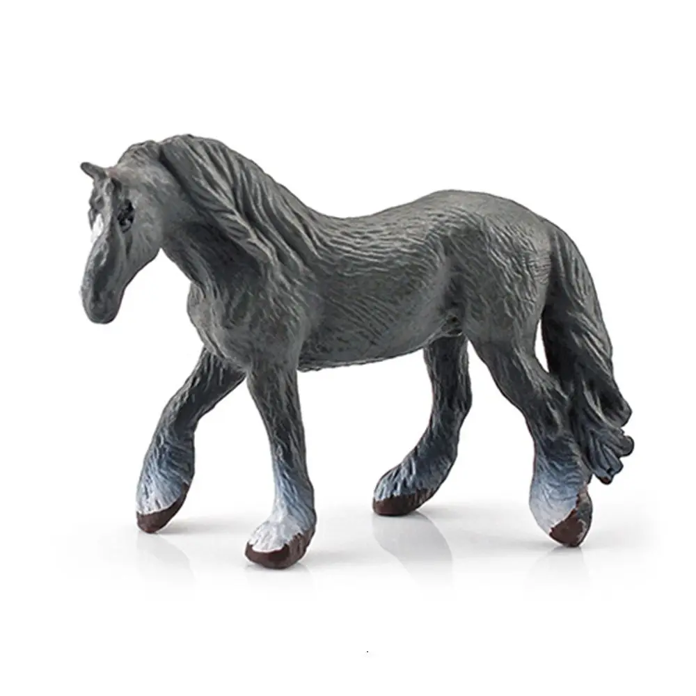 Animal Simulated Static Mini Figures Cake Topper Toy Horse Model