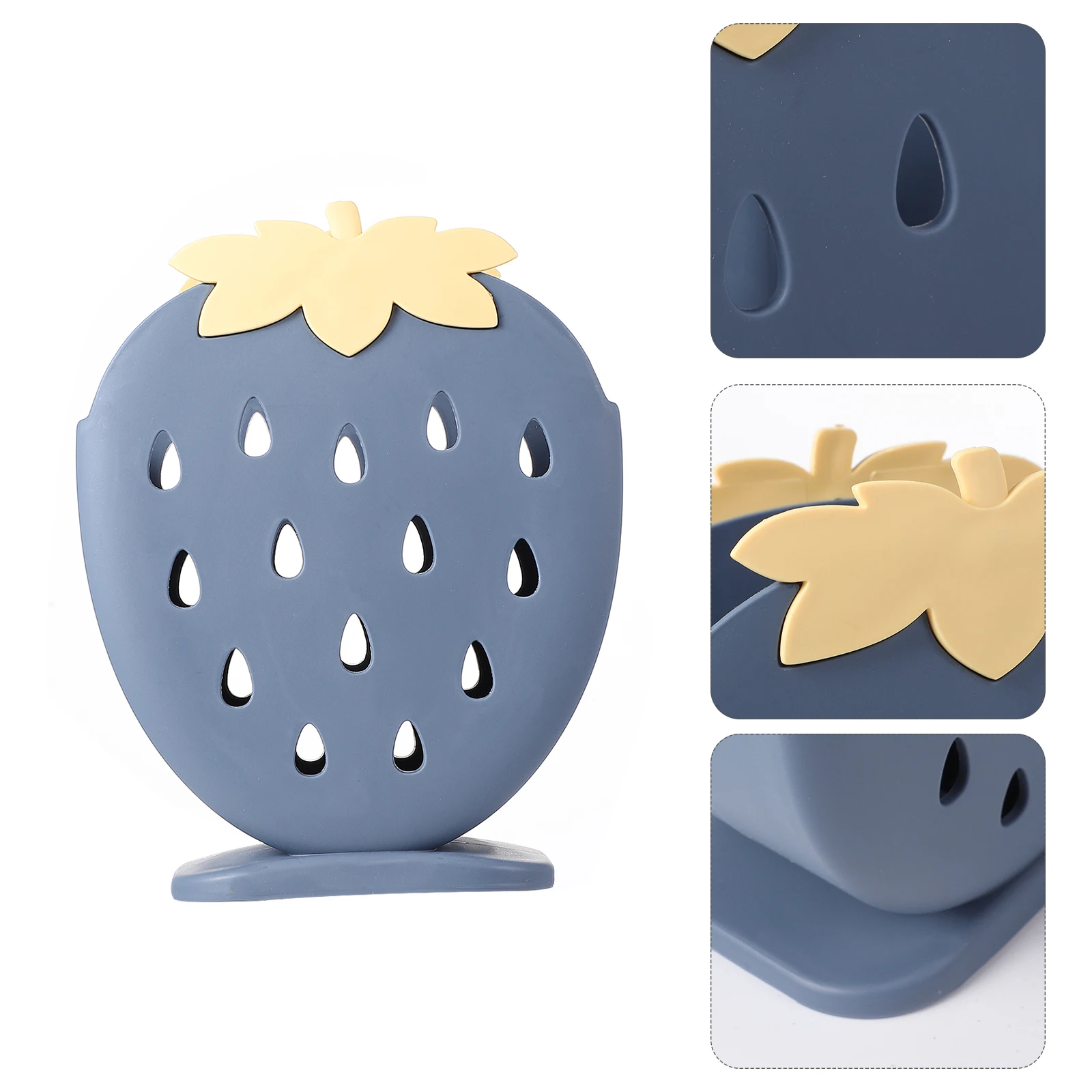 

Plastic Kitchen Utensil Drying Rack Cutlery Holder Sink Hanging Basket Storage ganizer Even Air Vent Dual Use Wall Desktop Tool