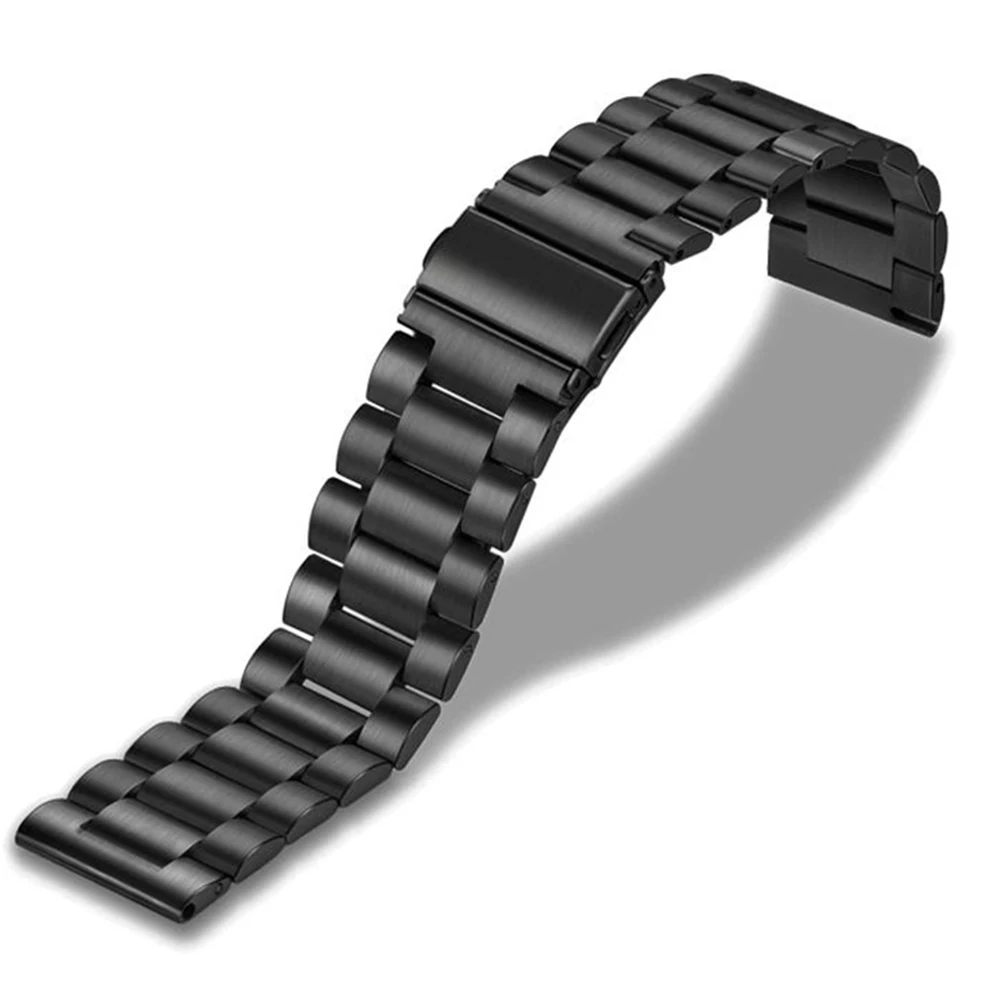 

Stainless Steel Watch Band 24Mm Replacement Strap Wristband For Durable Seamless Easy Install Compatible With
