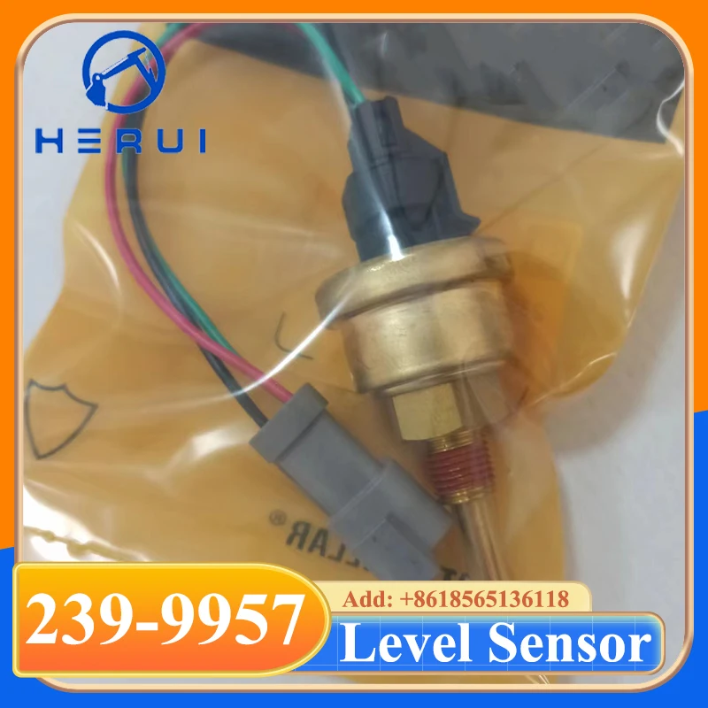 Water Temperature Sensor Liquid Coolant Level Sensor 239-9957 2399957 For C10 C12 3126 3306 3406 Engine C18 C27 C32 C7 3176B