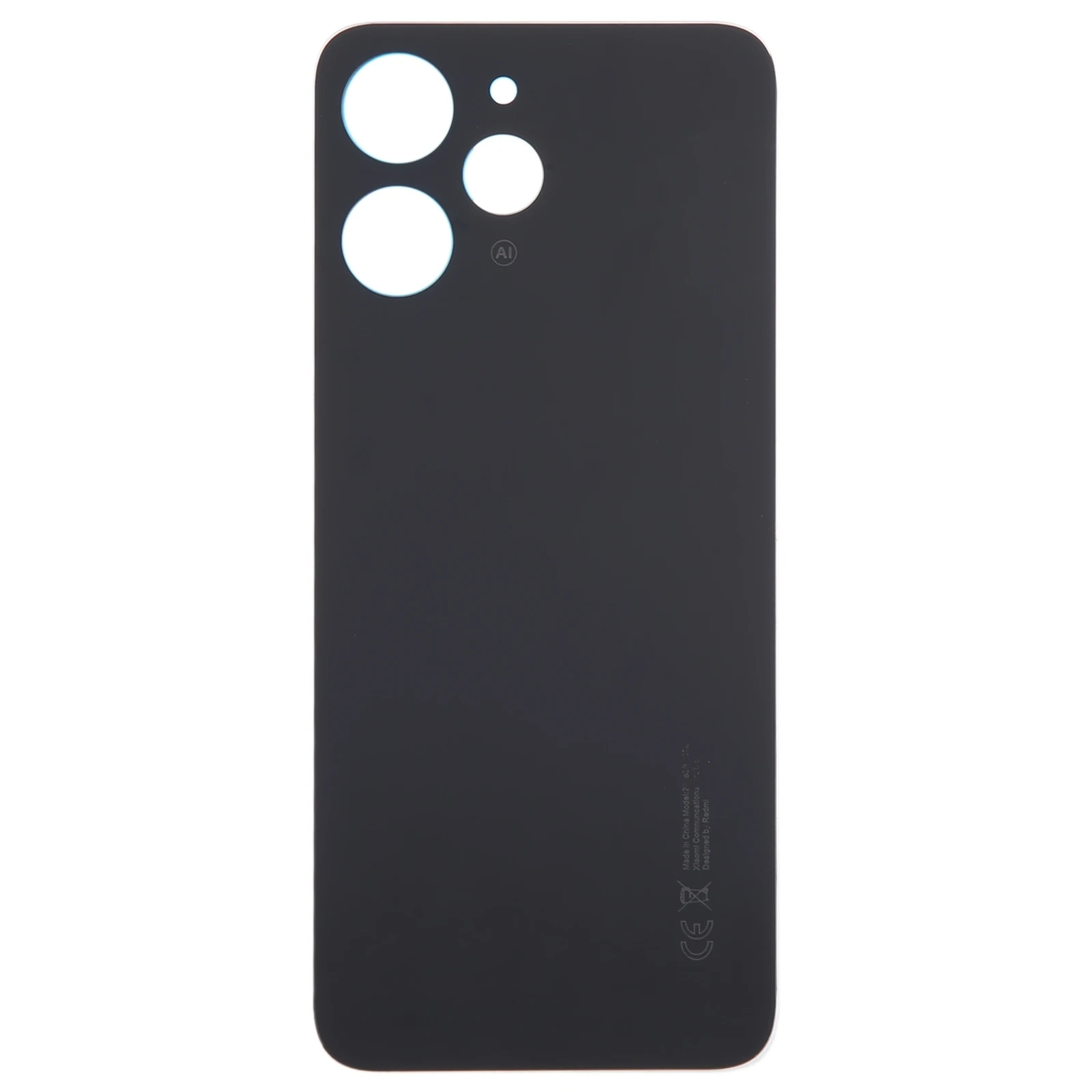 Glass Material Battery Back Cover for Xiaomi Redmi 12 4G Phone Rear Housing Case Replacement