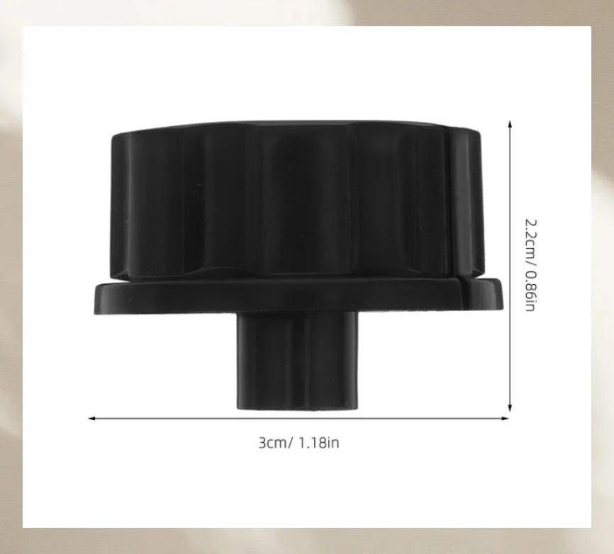 

2 Pcs Switch Button Cooker Knobs Universal Control Timer Abs Barbeque Gas Grill for