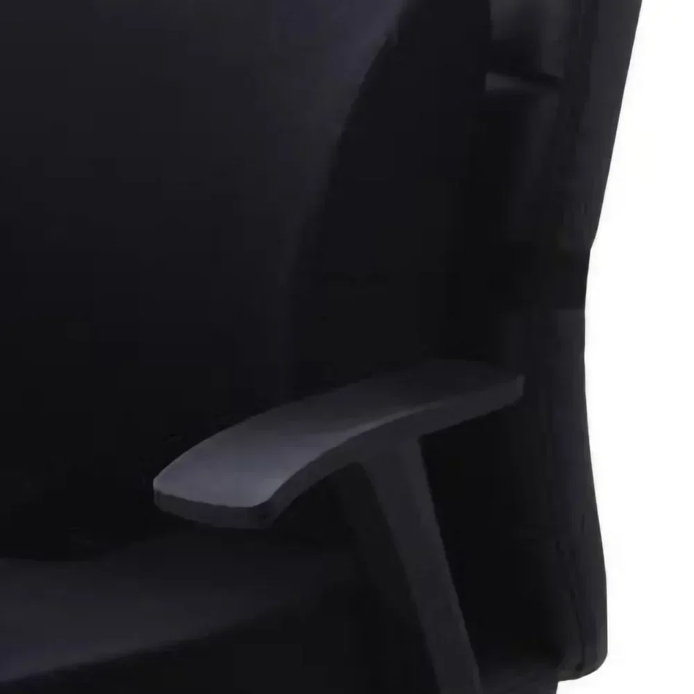 Seat Cushion Lumbar Support Set Polyester Chair Cushion Flannelette Set Black Cushion and Back Cushions Combination Set