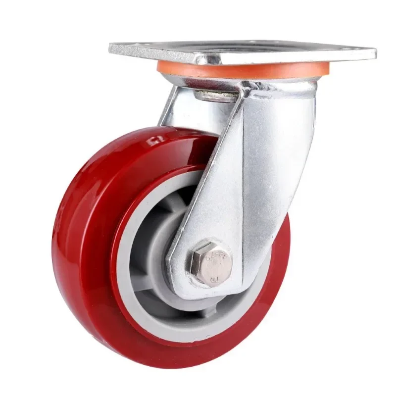 

Load-bearing and Wear-resistant Universal Wheel Flatbed Cart Steering Brake Caster