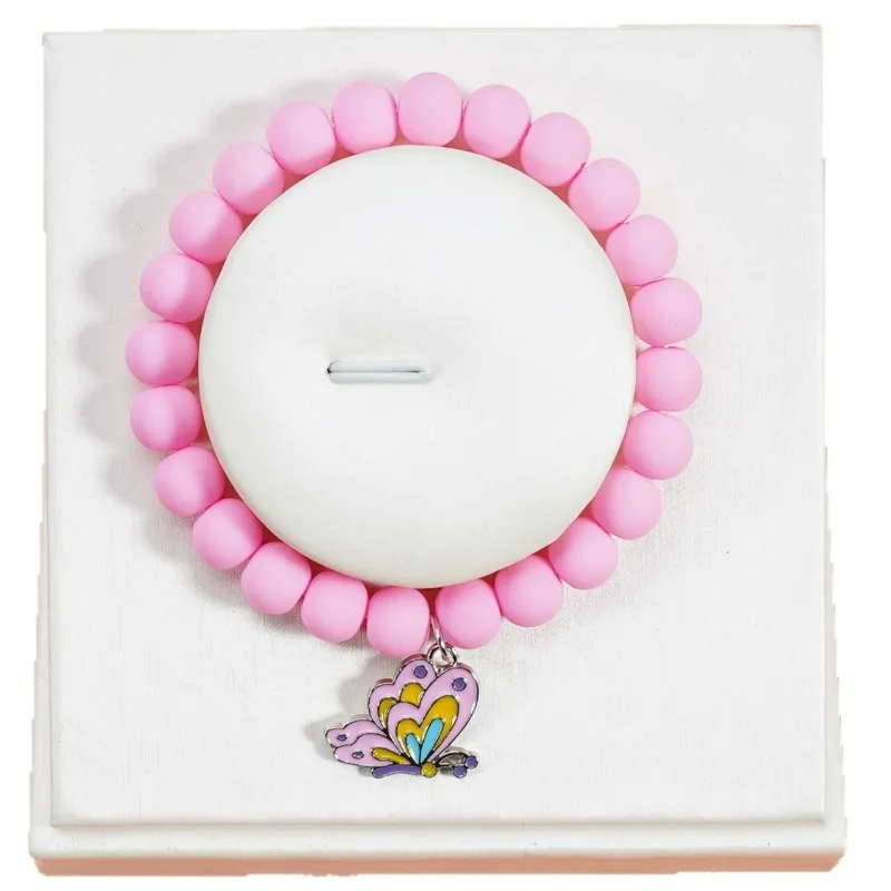Color cartoon soft pottery beaded bracelet,color princess children's bracelet,gifts for daughter,son,granddaughter and grandson