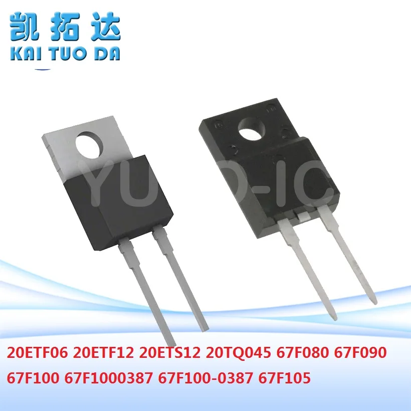 Free Shipping 20ETF12 20ETS12 20TQ045 67F080 67F090 67F100 67F1000387 67F100-0387 67F105  TO-220-2  20ETF06
