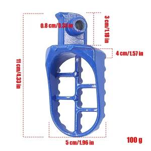 Pasak Kaki Sepeda Motor Pasak Sandaran untuk XR50R CRF50 CRF70 CRF80 CRF100F Sepeda Motor Lubang Tanah Sepeda 12 pasak penjualan terbaik - №