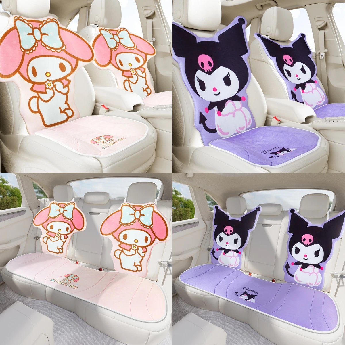 

Universal Flax Car Seat Cover Front Rear Cushion Comfortable Breathable Protector Mat Four Season Pad Auto Interior Accessories