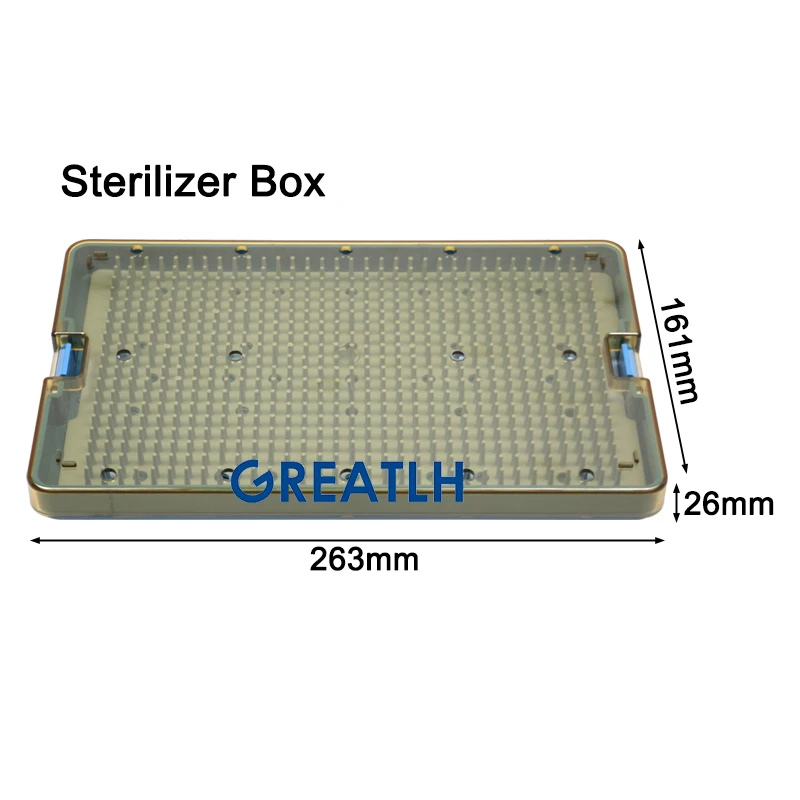 21pcs Titanium Alloy  Cataract Ophthalmic Instrument Set With Silicone Sterilization Box
