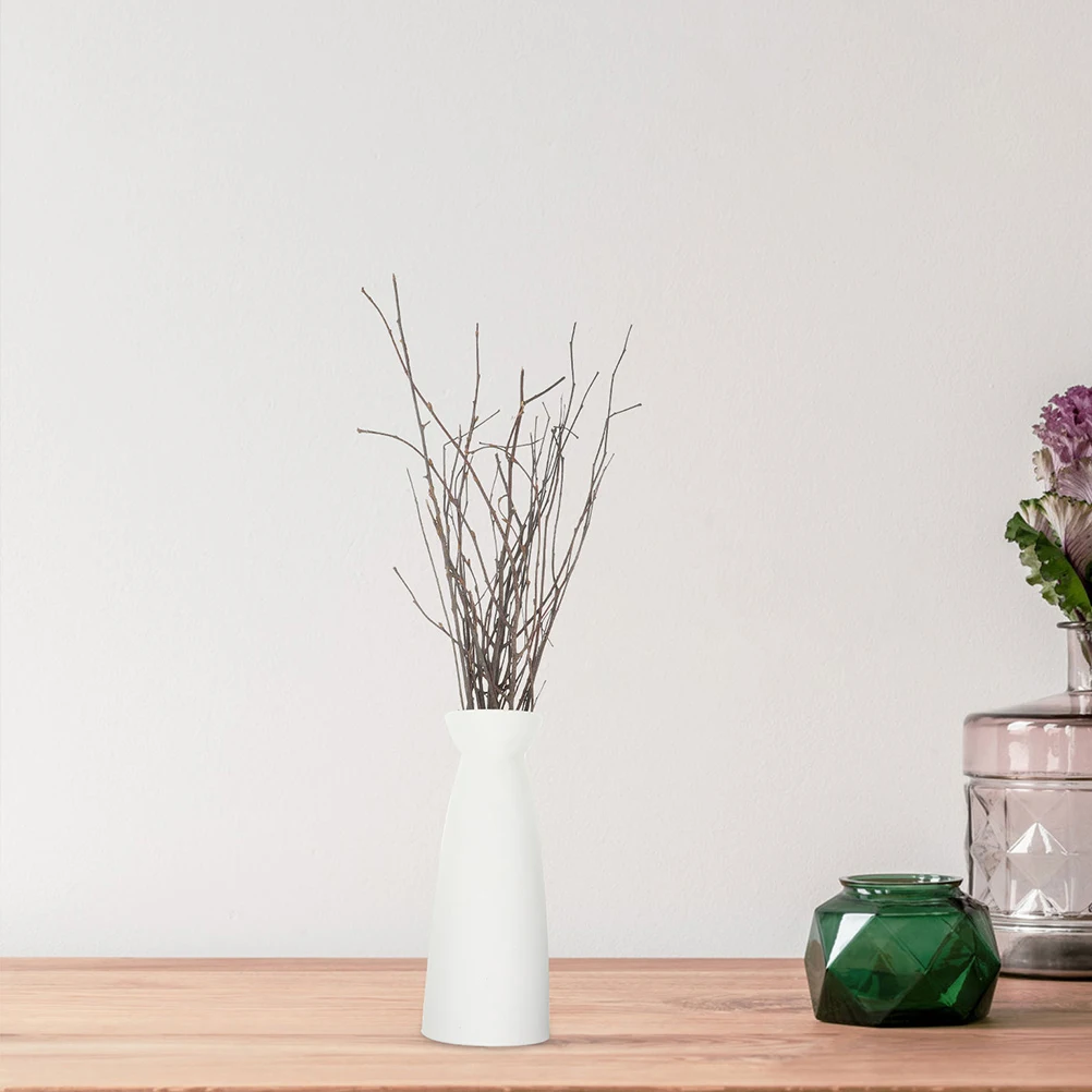 

12Pcs Home Ornament Dried Greenery Branches Realistic Shape Color Vase Filler Living Room Bedroom Mall Decoration