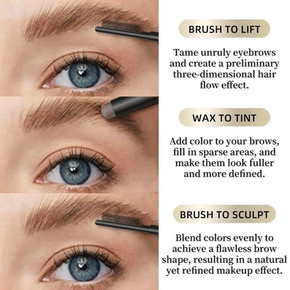 

New Smudgeproof Brow Stick Waterproof Long-Lasting Brow Styling Lifting Stick Natural Easy Coloring Brow Lifting Stick