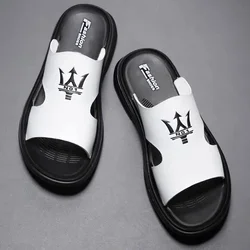 Lisapie men slippers luxury brand designer High-end Summer Casual Outdoor slides Non-slip Thick-soled Beach Fashion Sandals