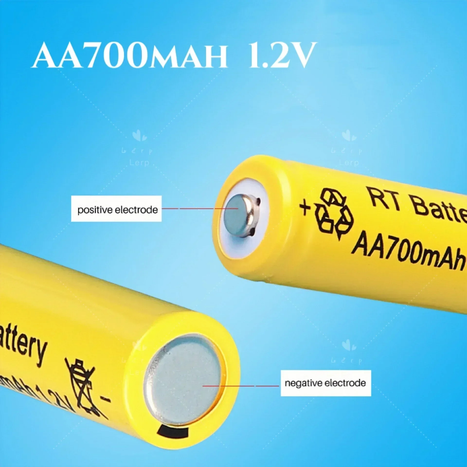 No.5 1.2V toy charging battery AA charging battery 700mAH, USB charging, toy specific battery