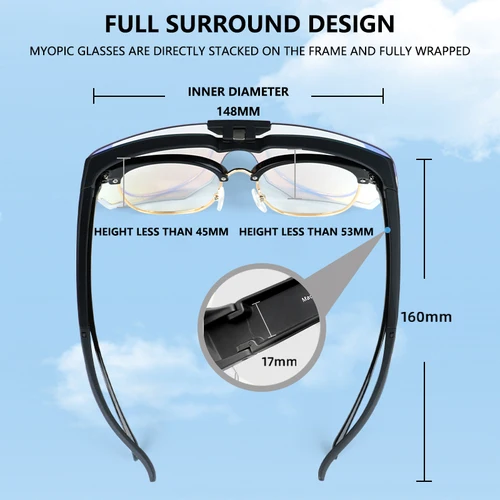Imagen 2 del producto Vozapow gafas de ciclismo polarizadas gafas de sol fotocromáticas protección UV400 para conducir gafas de senderismo gafas de ciclismo