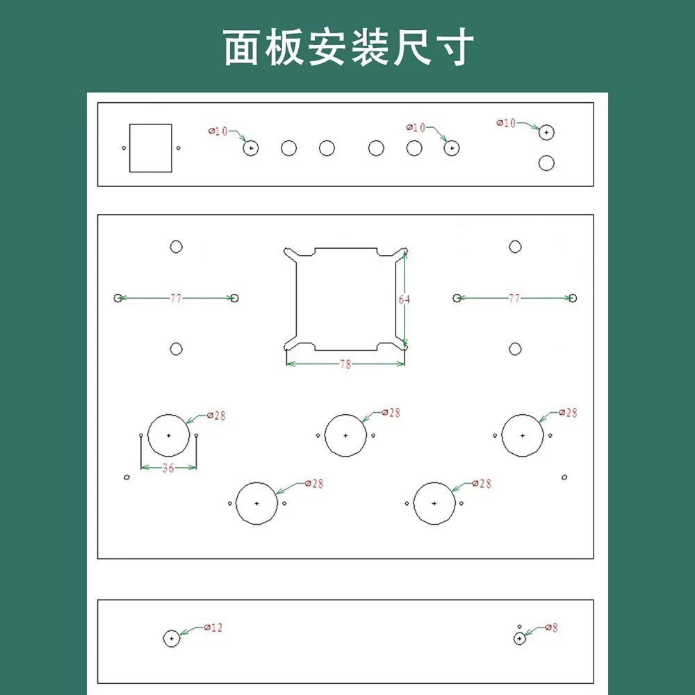 1 unidad EL34 chasis de acero inoxidable de lujo EL34 6550 KT88 KT66 amplificador de tubo enchufe DIY