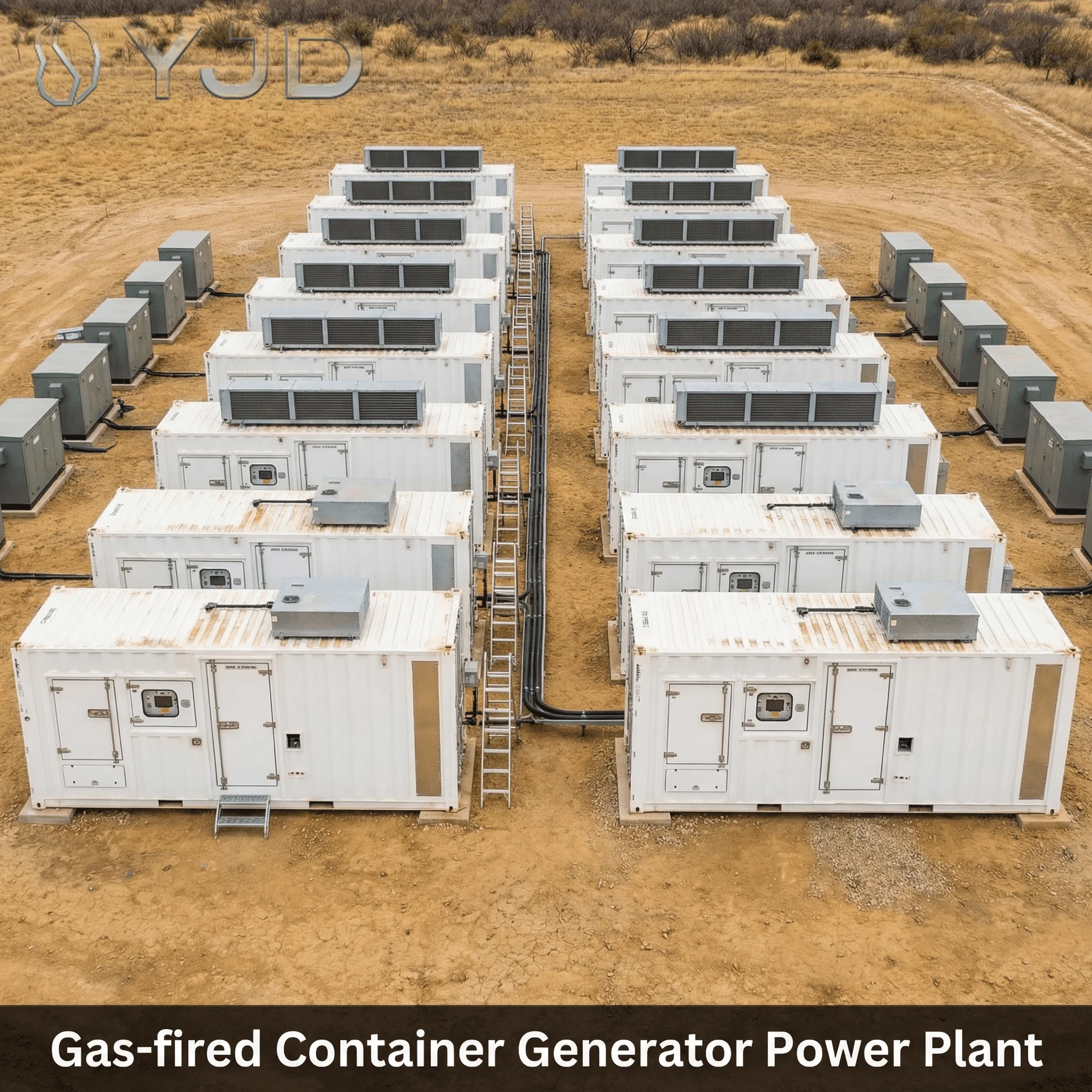 Containerized Gas Power Generator Naipute Auto Start MWM Engine Particulate Filter Low Carbon Silent Type Remote Areas