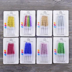 10 PCS Birthday Thread Candle Children's Creative Baking Party Cake Decoration One Year Net Red Digital Colorful Pencil