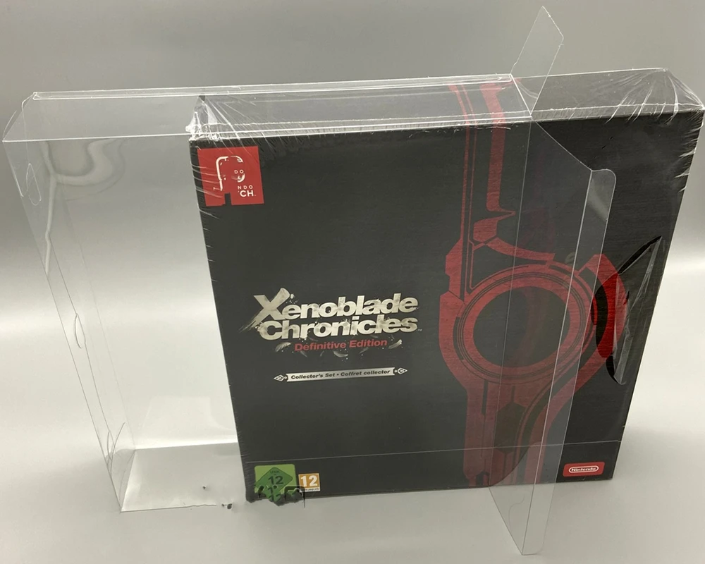 

Прозрачная защитная коробка для Xenoblade chronles, коллекционные коробки для Nintendo Switch NS Game Shell Clear Display чехол для Европы