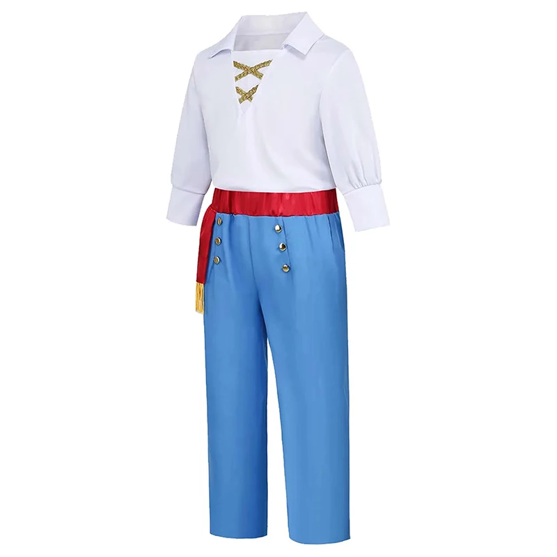 Enfant Carnival Halloween Outfit Suit The Little Mermaid Prince Eric Niño Costume New Arrival 2026 view 3