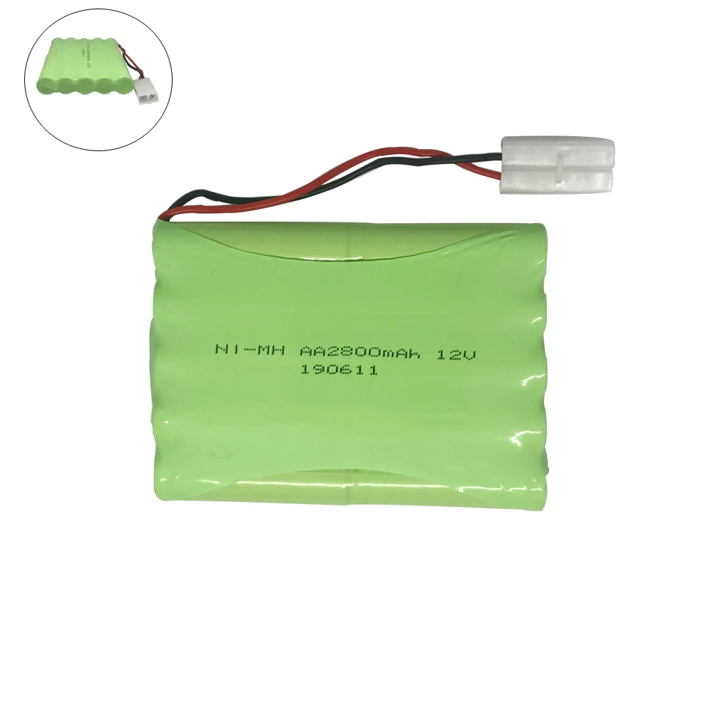 12v battery 2800mAh AA NI-MH H Battery Tamiya/kep-2p Plug for  remote control toys car ship robot model 12V 2800mah nimh battery