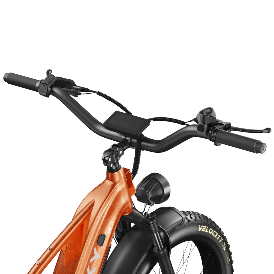ANDSKY Gravita SO Electric Bike for Adults 1300W 7-Speed Gears 26"x4" All-Terrain Fat Tires Full Suspension E-bikes 32MPH 80Miles Long Range 48V 20Ah Removable Battery Hydraulic Brakes City Commuter Electric Bicycle image 12