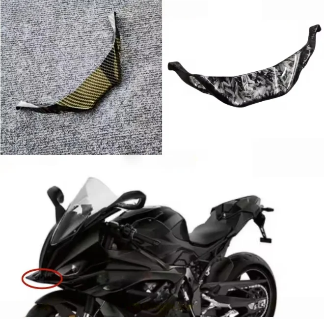 Motorcycle Accessories Forward air Lip Cover Fairing Reduce Wind Resistance Fit For BMW S1000RR S1000 RR 2023 2024
