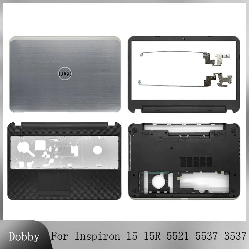 

NEW For Dell Inspiron 15 15R 5521 5537 3537 3521 Laptop LCD Back Cover/Front Bezel/Hinges/Palmrest/Bottom Case Top Housing Cover