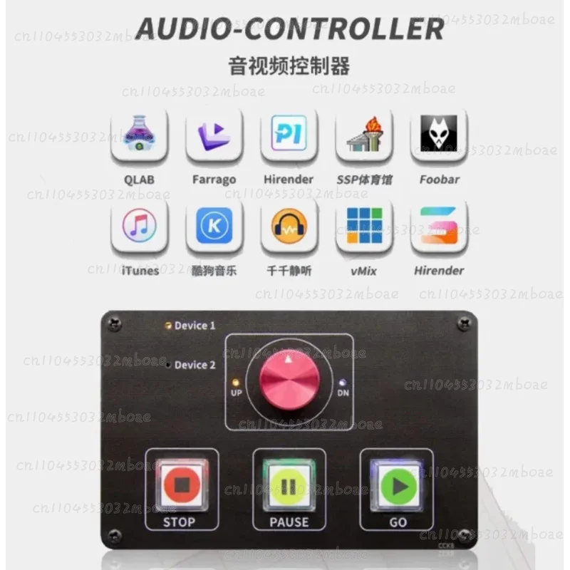 USB Controller for Live Performance Audio Assistant DJ Software Controller with Mixing And Sampling Features