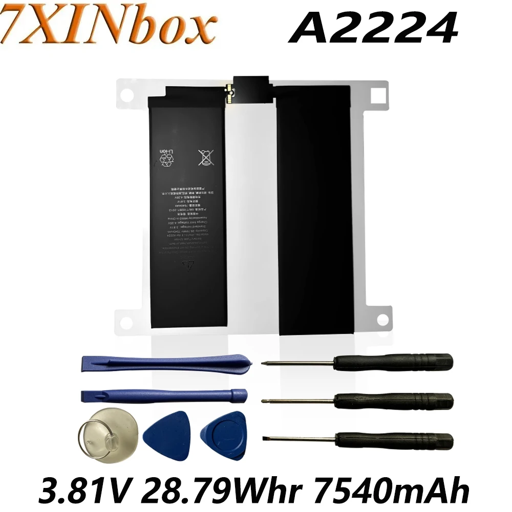 

7XINbox A2224 3.81V 28.79Whr 7540mAh Tablet Battery For Apple For ipad Pro 11 2020 A2228 11 Pro 2rd 2th