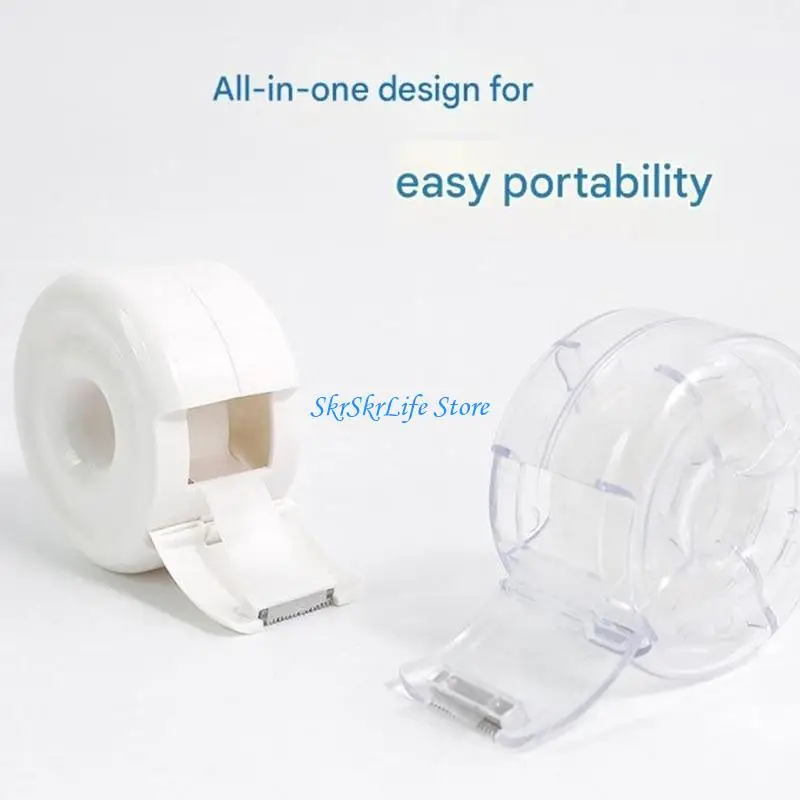 E65E Pack of 2 Office Tape Dispensers Including Cutter Mechanism for Clean Tearing
