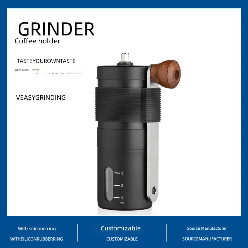 Upgraded Portable Hand Coffee Machine, Stainless Steel Grinder, Thickening, New Products