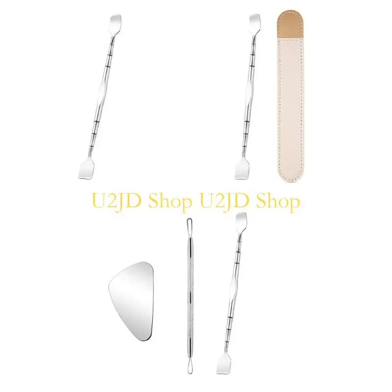 U2jd Professional Double Headed Blackhead Remover Blackhead Spatel voor gezichtszorg