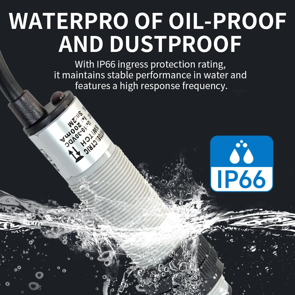 M18 tipo retrorrefletivo pnp no + nc dc 4 fios interruptor fotoelétrico sensor de fotocélula infravermelha com refletor de espelho distância 2m