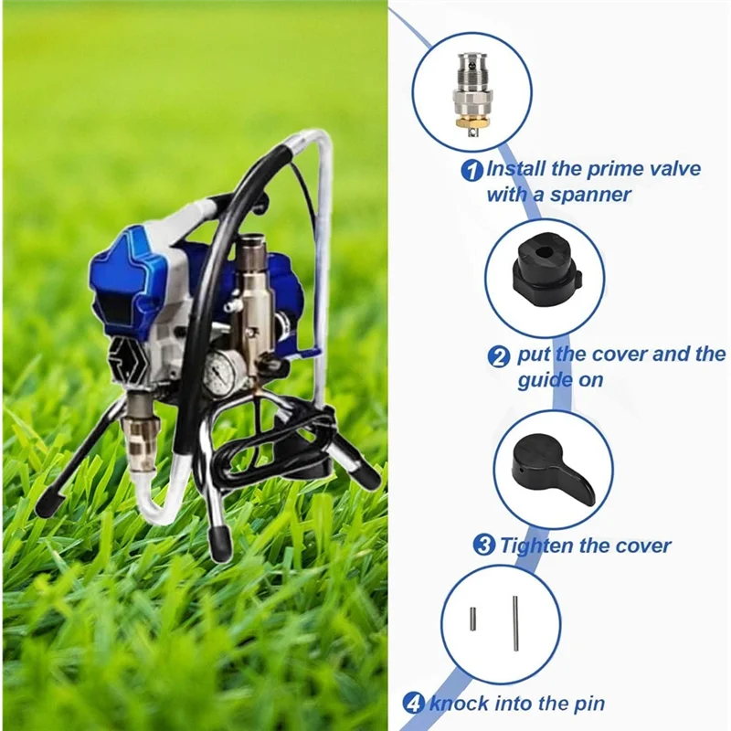 ABDJ-Pumpen-Reparatursatz – kompatibel mit 210, 230, 390, 395, 490, 495, 595, 3400 Airless-Farbspritzgeräten, Ersatzteilen