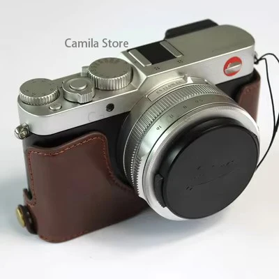 luxury handwork Camera Genuine leather cowhide Bag Body BOX Case For Leica DLUX7 TYP109 D-LUX7 Protective sleeve handle shell