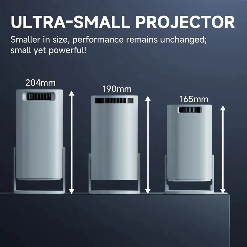 P30PRO Android 14 Smart Mini Projector WiFi6 BT 5.0 Supports 4K 1280 * 720P Supports Screen Mirroring Home Theater Projector New image 3