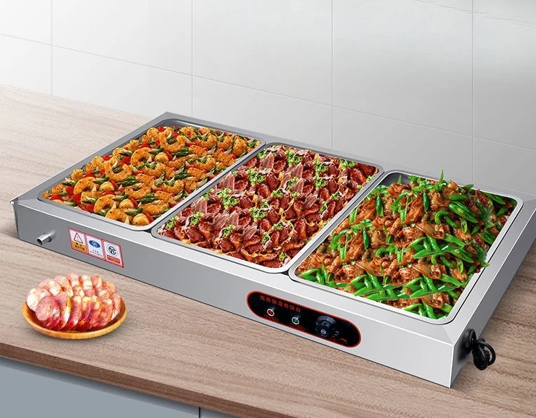 

Insulation table, desktop heating, stainless steel, insulation cooked food