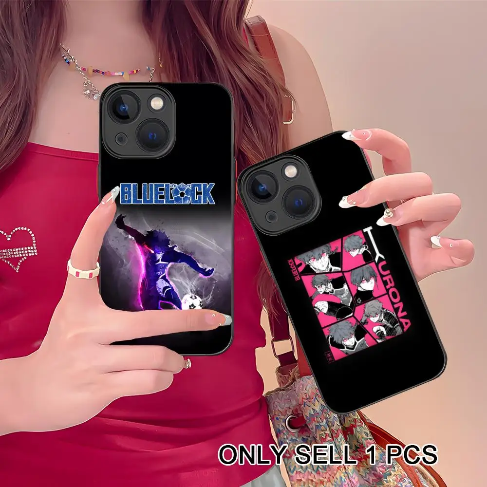 

Чехол для телефона Blue Lock Ranze Kurona из силикона для iPhone 17 16 15 14 13 12 11 X XR XS Air Pro Max Plus Mini, цветной