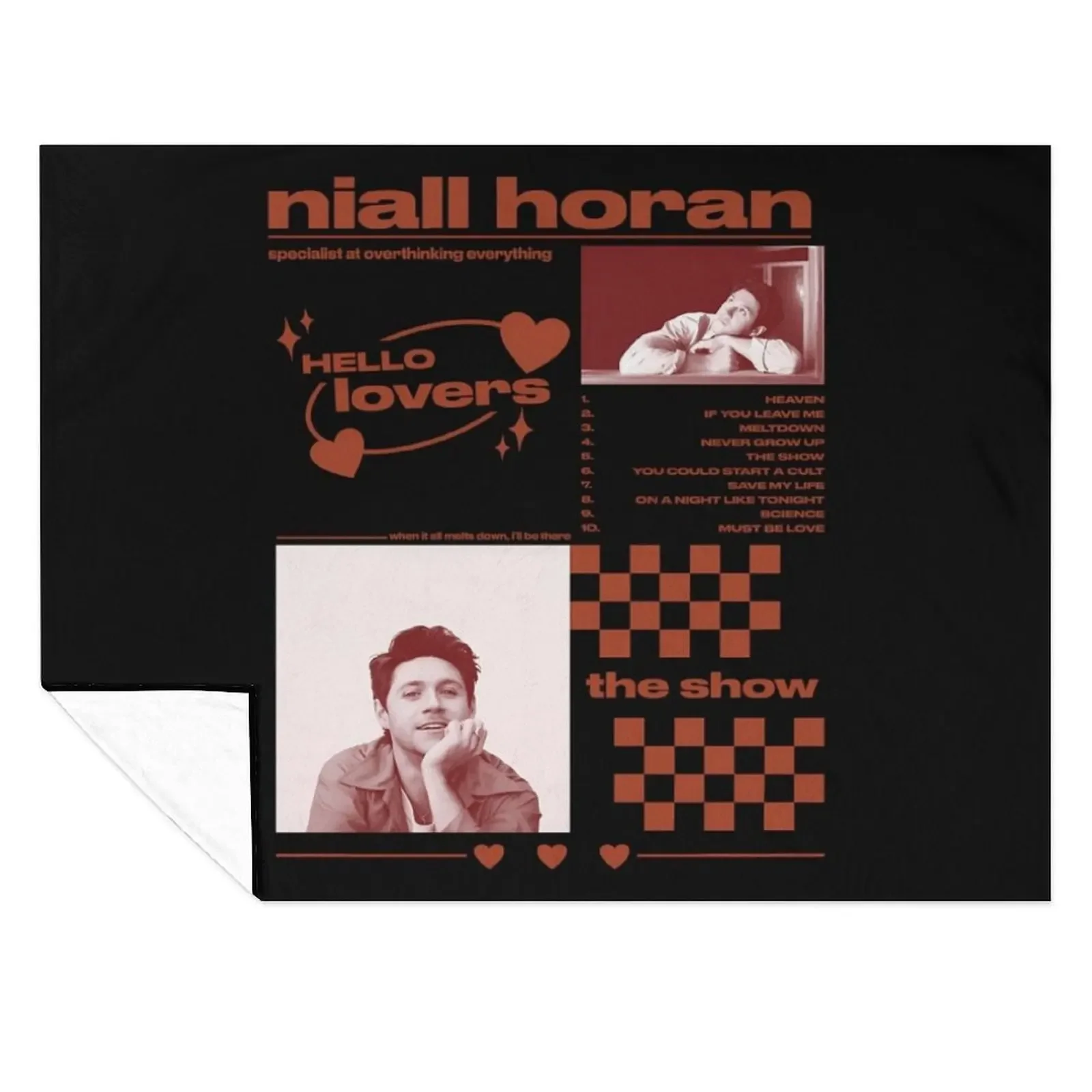 

Niall Horan The Show New Album Throw Blanket Flannel Tourist Sofa Quilt Camping Blankets
