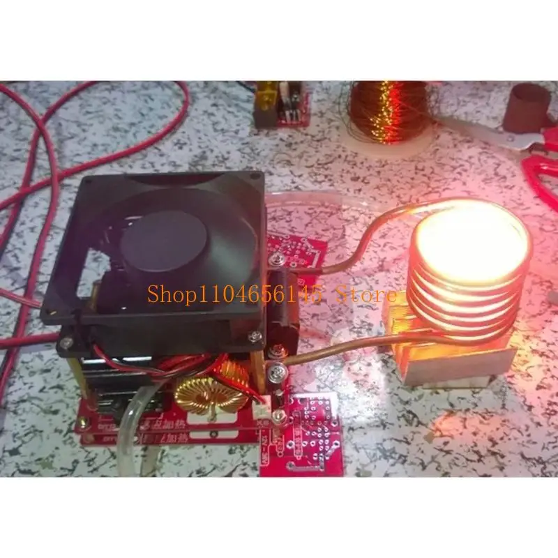 

DC24-36V 20A 1000W ZVS Driver Model Induction Heating Board Module Heater With Copper Tube Replacement 100x100x85mm