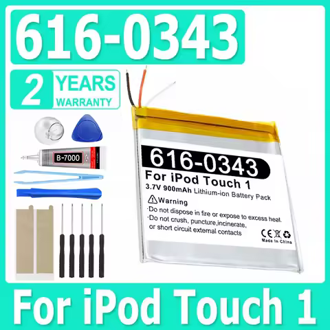 616-0343 Battery 900mAh Battery For iPod Touch 1 Generation Rechargeable Battery High Quality Bateria + Free Tools