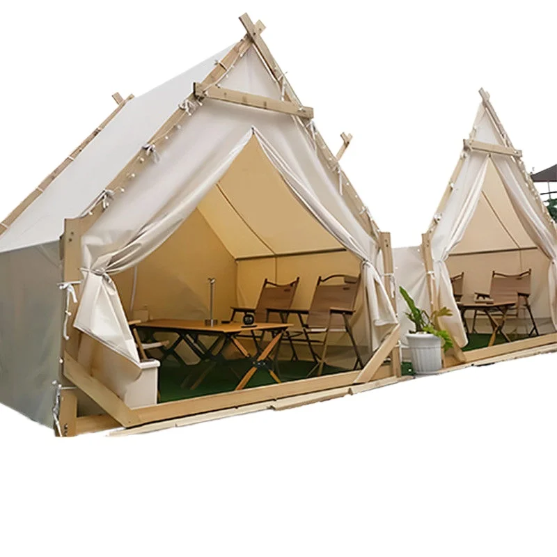 

Outdoor Triangle Tent Camping Rainproof House Star Camping Tent