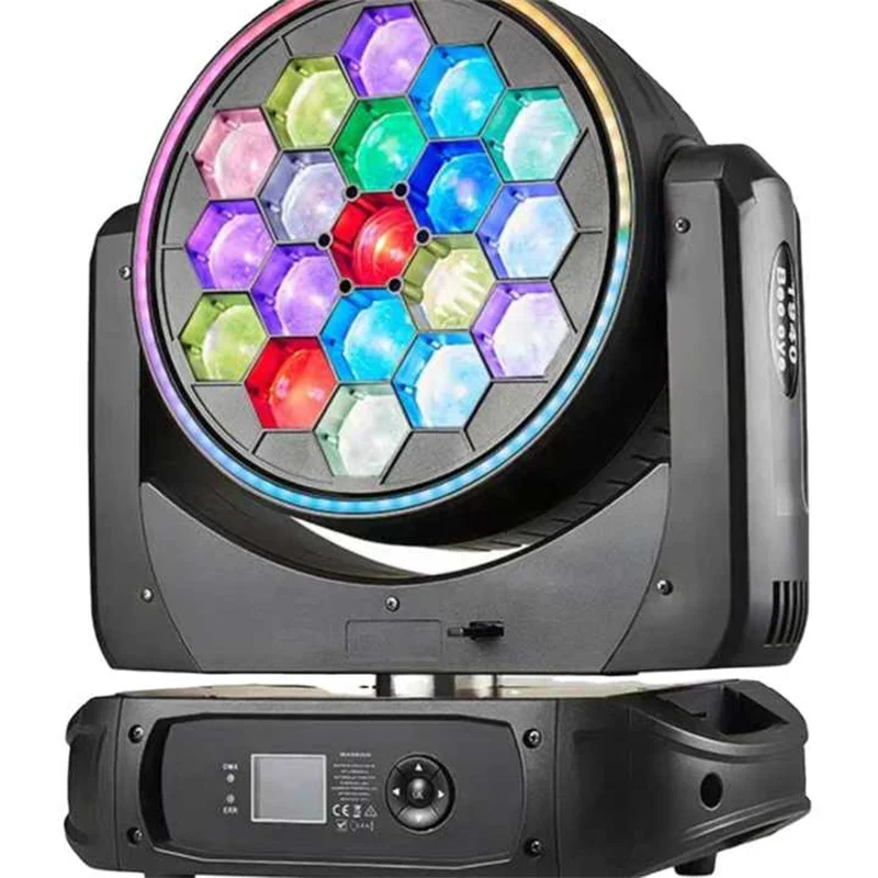 Stage LED dj Light K15 19*40W Pixel Zoom Beam Wash Clay B-EYE RGBW 4IN1 Moving Head Stage Light CW-LM1940Z