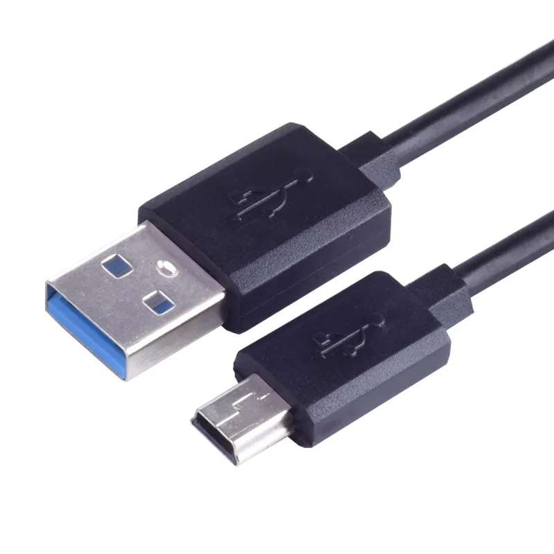 Szybki i stabilny Mini kabel do transmisji danych USB Mini port T-port kamera na deskę rozdzielczą nawigacyjny USB monitorowanie parkowania kabel