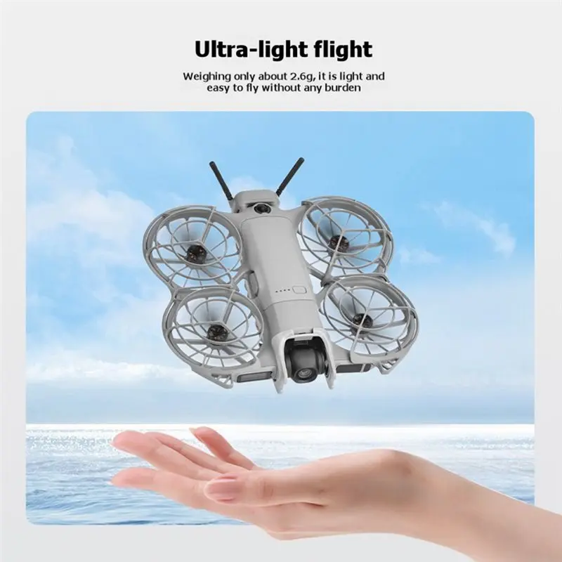 ffyy-gimbal-bumper-protective-bar-for-dji-neo-2-anti-collision-guards-camera-guard-for-dji-neo-2-drone-abs-gray